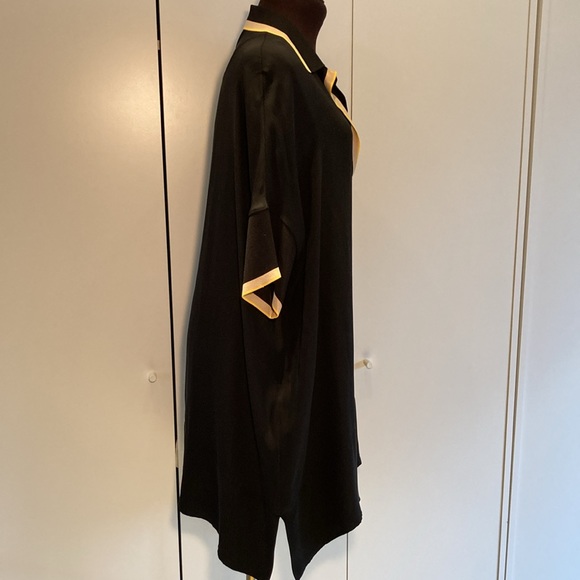 Rag & Bone oversized polo shirt dress silk black S - Picture 7 of 15